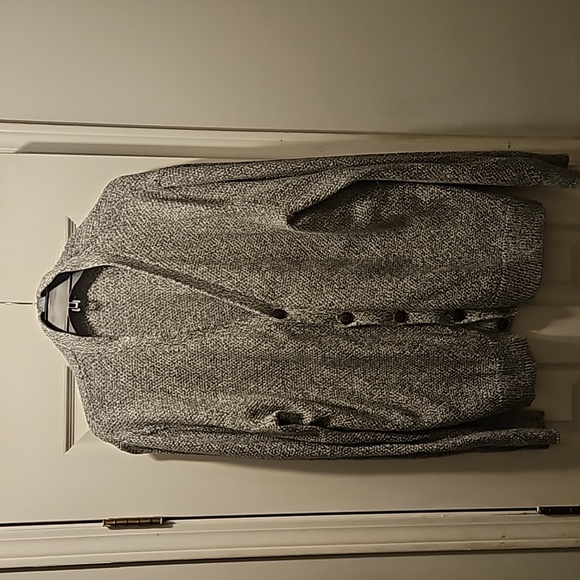 Mens 2XL Grey Wool  Cardigan - Picture 1 of 3